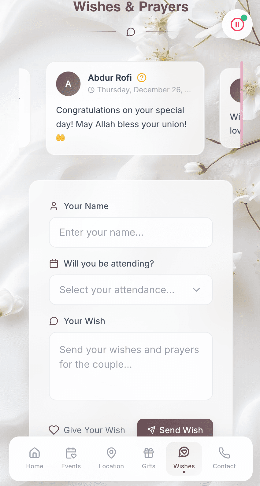 Guest Book Feature Preview
